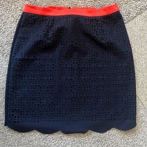 Pixley Skirt Scallop Hem Laser Cut so cute for work or out!